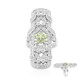 Anillo en plata con Peridoto de Birmania