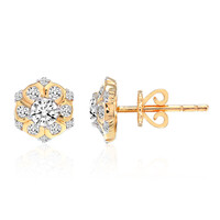 Pendientes en oro con Diamante SI1 (G)