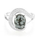 Anillo en plata con Obsidiana Copo de Nieve