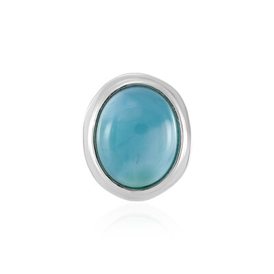 Colgante en plata con Larimar (MONOSONO COLLECTION)