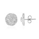 Pendientes en plata con Diamante I2 (I)