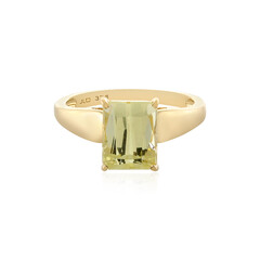 Anillo en oro con Cuncita amarillo canario