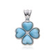 Colgante en plata con Larimar