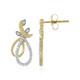 Pendientes en oro con Diamante limpio a lupa F (LUCENT DIAMONDS)