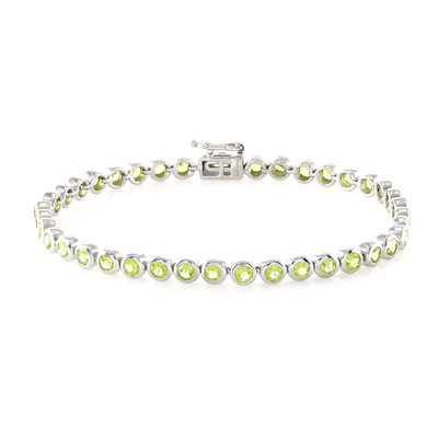 Brazalete en plata con Peridoto