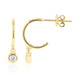 Pendientes en oro con Diamante SI1 (G) (Annette)