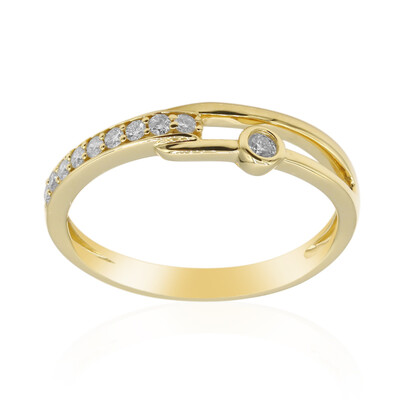 Anillo en oro con Diamante I1 (H)  (CIRARI)