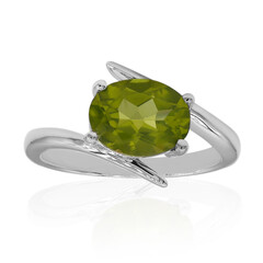 Anillo en plata con Peridoto