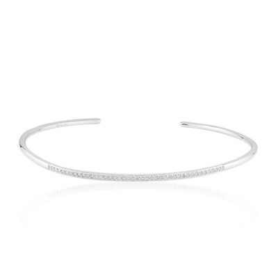 Brazalete en plata con Diamante I3 (I)