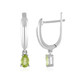 Pendientes en plata con Peridoto