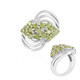 Anillo en plata con Peridoto