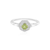 Anillo en plata con Peridoto