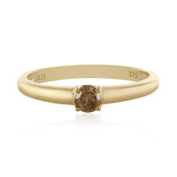 Anillo en oro con Diamante chocolate I3