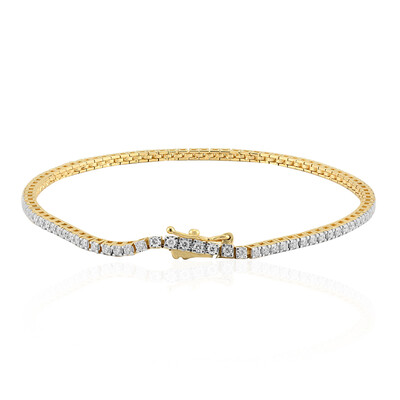 Brazalete en oro con Diamante VVS1 (G) (Annette)