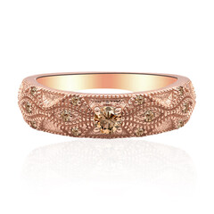 Anillo en oro con Diamante rosa de Francia de Argyle SI1