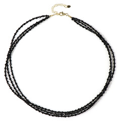 Collar en plata con Espinela negra