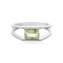 Anillo en plata con Cuncita amarillo canario