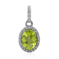 Colgante en plata con Peridoto