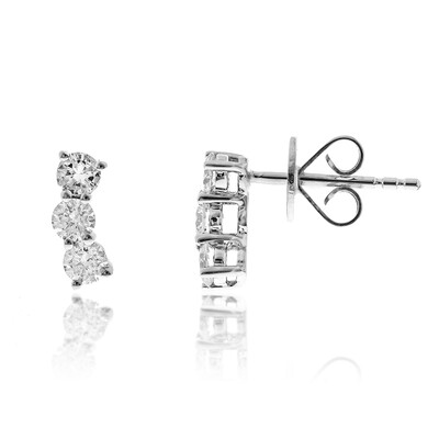 Pendientes en oro con Diamante I1 (H)  (CIRARI)