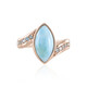 Anillo en plata con Larimar (KM by Juwelo)