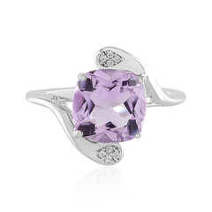 Anillo en plata con Amatista Rosa de Francia