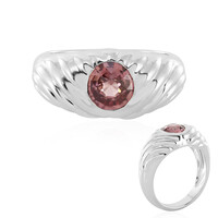 Anillo en plata con Zircón rosado (SAELOCANA)