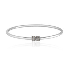 Brazalete en plata con Diamante I3 champán