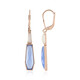 Pendientes en plata con Calcedonia azul (KM by Juwelo)