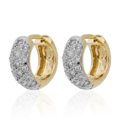 Pendientes en oro con Diamante I2 (I)