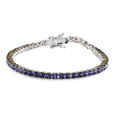 Brazalete en plata con Tanzanita (Gems en Vogue)