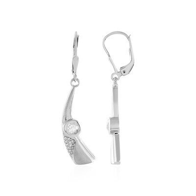 Pendientes en plata con Zircón (MONOSONO COLLECTION)