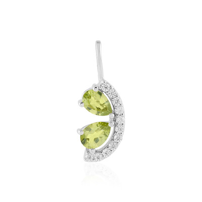 Colgante en plata con Peridoto