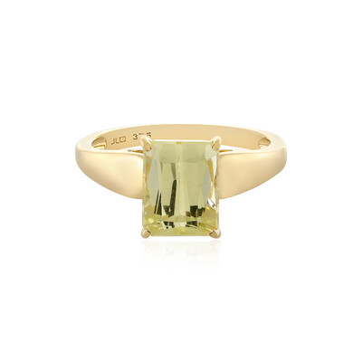 Anillo en oro con Cuncita amarillo canario