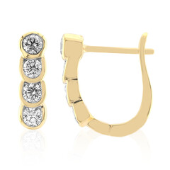 Pendientes en oro con Diamante SI1 (G)