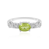 Anillo en plata con Peridoto