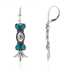 Pendientes en plata con Turquesa (Desert Chic)