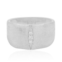 Anillo en plata con Diamante