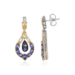 Pendientes en plata con Tanzanita (Gems en Vogue)