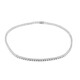 Collar en plata con Topacio blanco