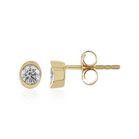 Pendientes en oro con Diamante limpio a lupa F (LUCENT DIAMONDS)